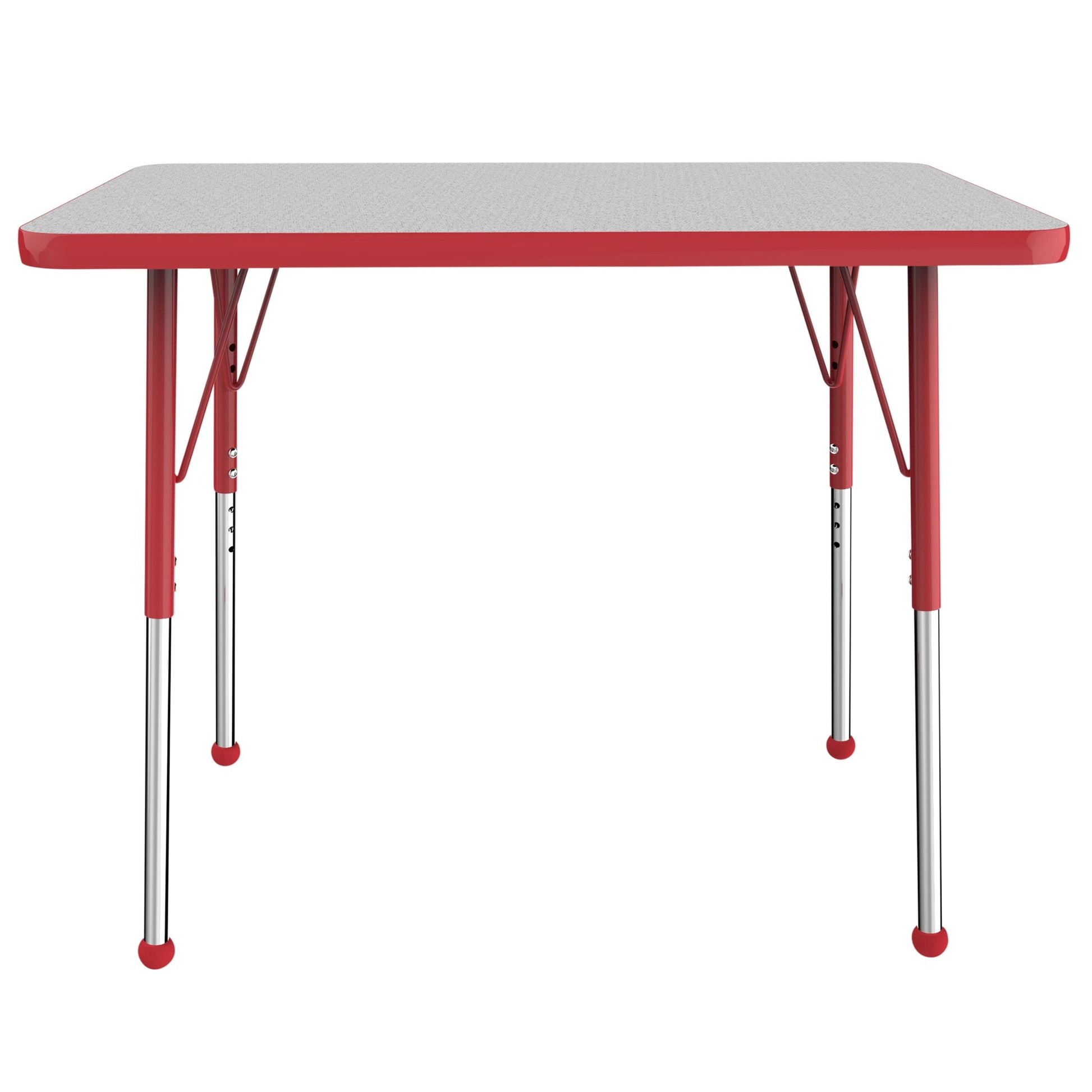 FDP 24" x 36" Rectangle T - Molding Activity Table with Adjustable Standard Ball Glide Legs (FDP - 10004 - XX) - SchoolOutlet