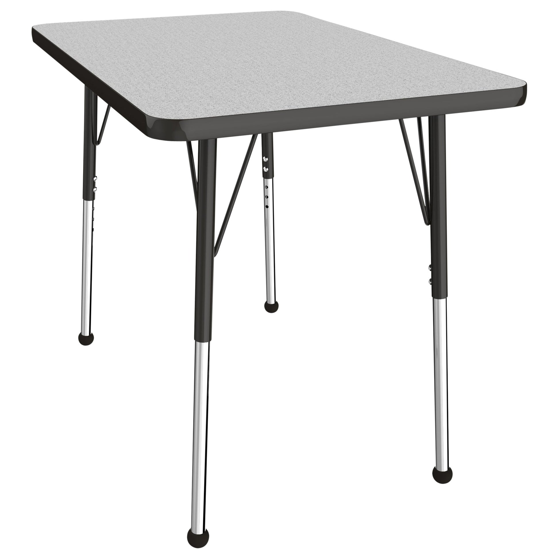 FDP 24" x 36" Rectangle T - Molding Activity Table with Adjustable Standard Ball Glide Legs (FDP - 10004 - XX) - SchoolOutlet