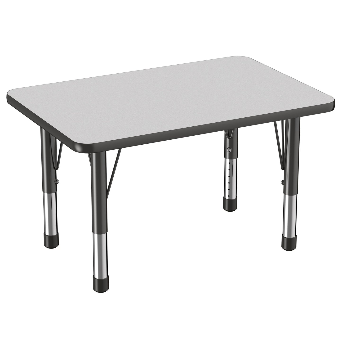 FDP 24" x 36" Rectangle T - Molding Activity Table with Adjustable Chunky Legs (FDP - 10005 - XX) - SchoolOutlet