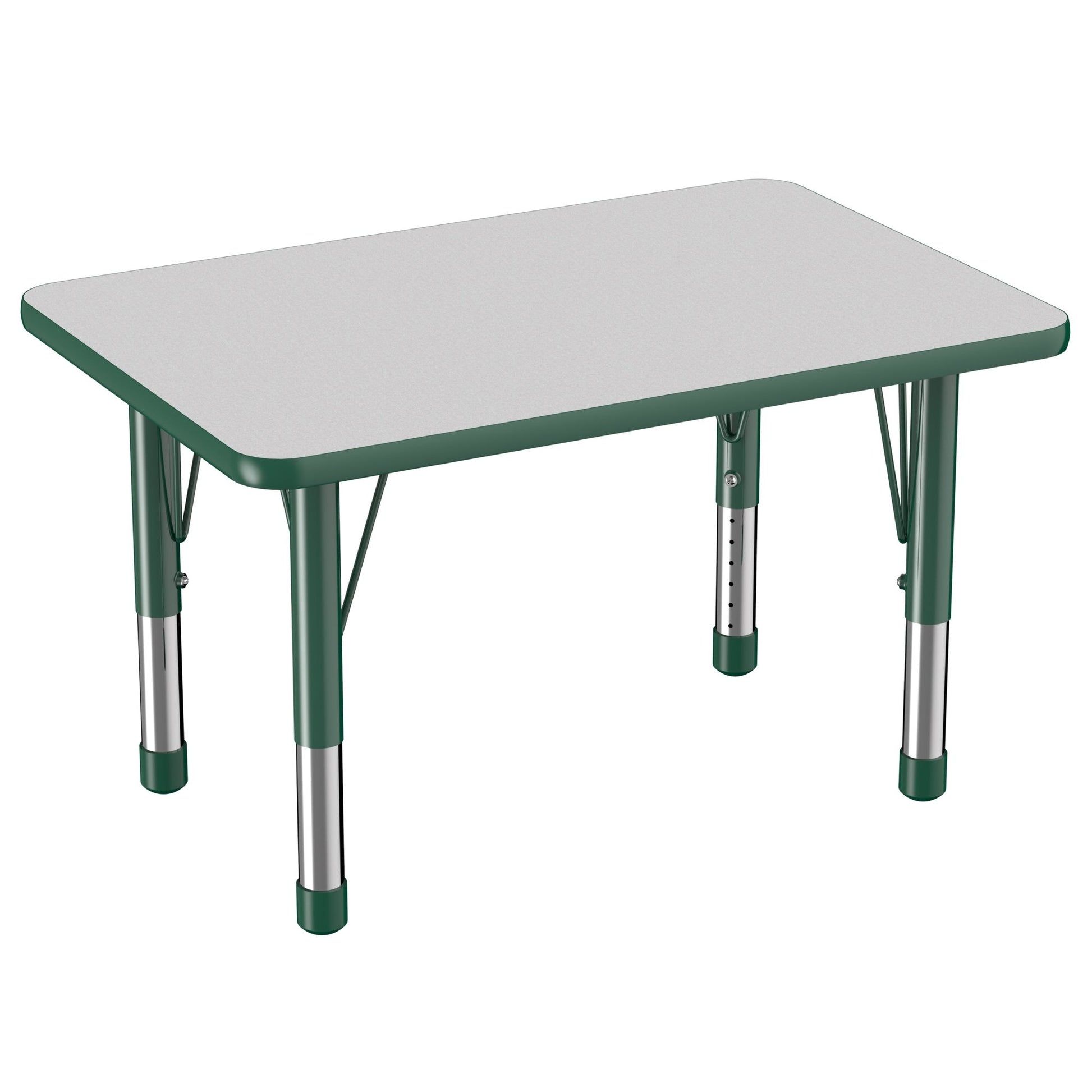 FDP 24" x 36" Rectangle T - Molding Activity Table with Adjustable Chunky Legs (FDP - 10005 - XX) - SchoolOutlet