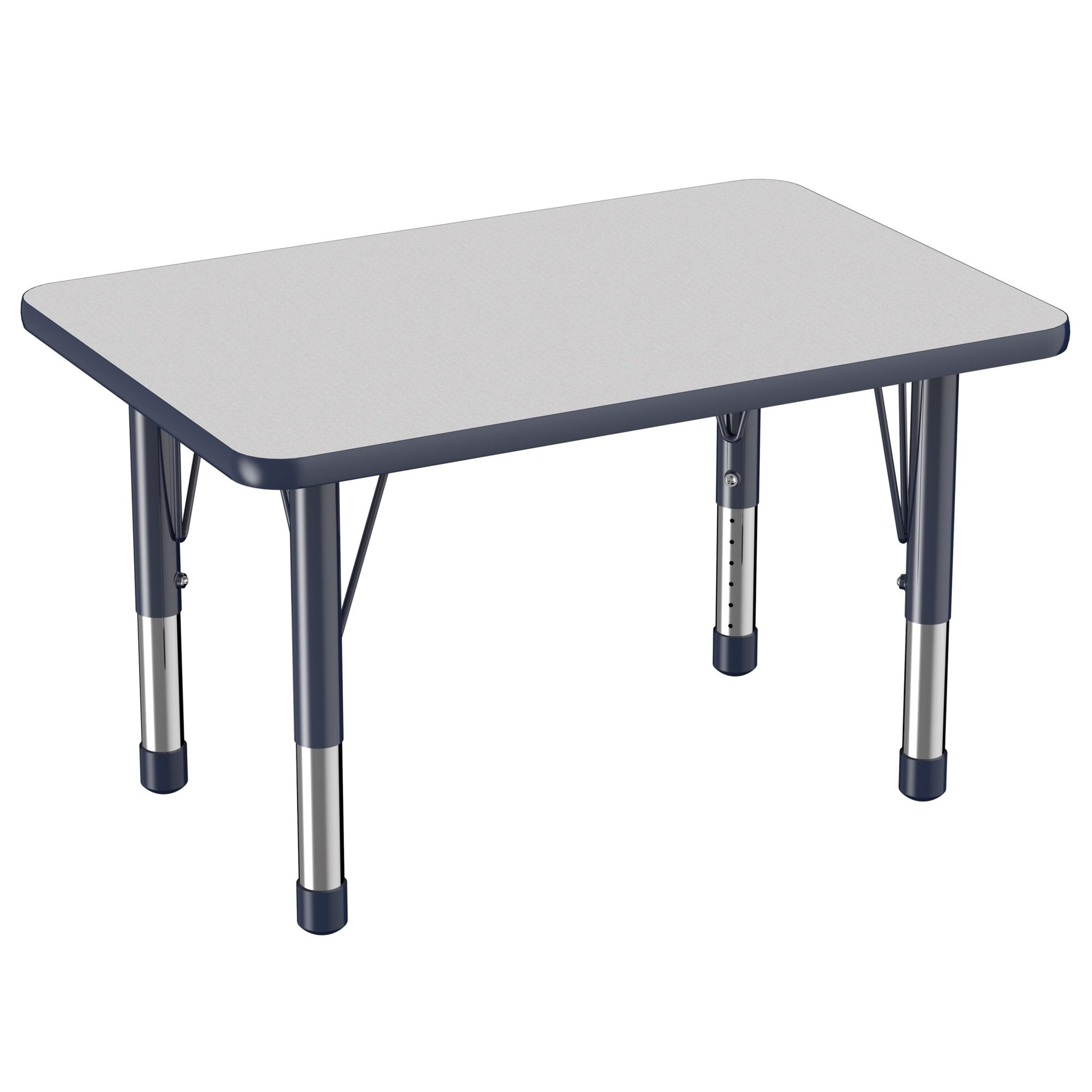 FDP 24" x 36" Rectangle T - Molding Activity Table with Adjustable Chunky Legs (FDP - 10005 - XX) - SchoolOutlet