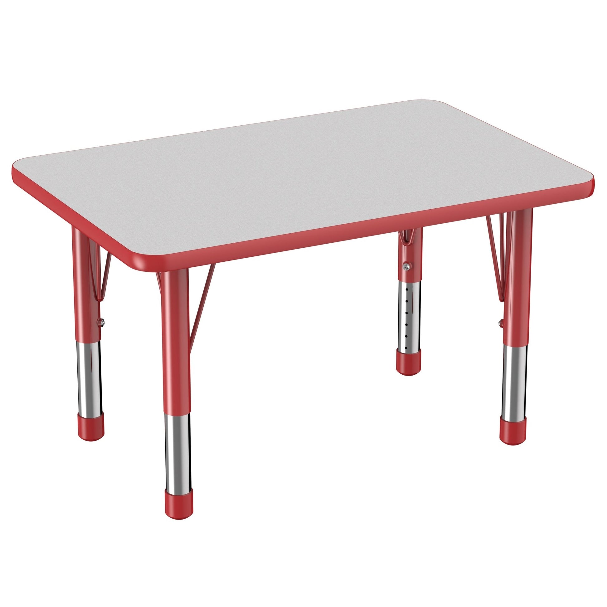 FDP 24" x 36" Rectangle T - Molding Activity Table with Adjustable Chunky Legs (FDP - 10005 - XX) - SchoolOutlet