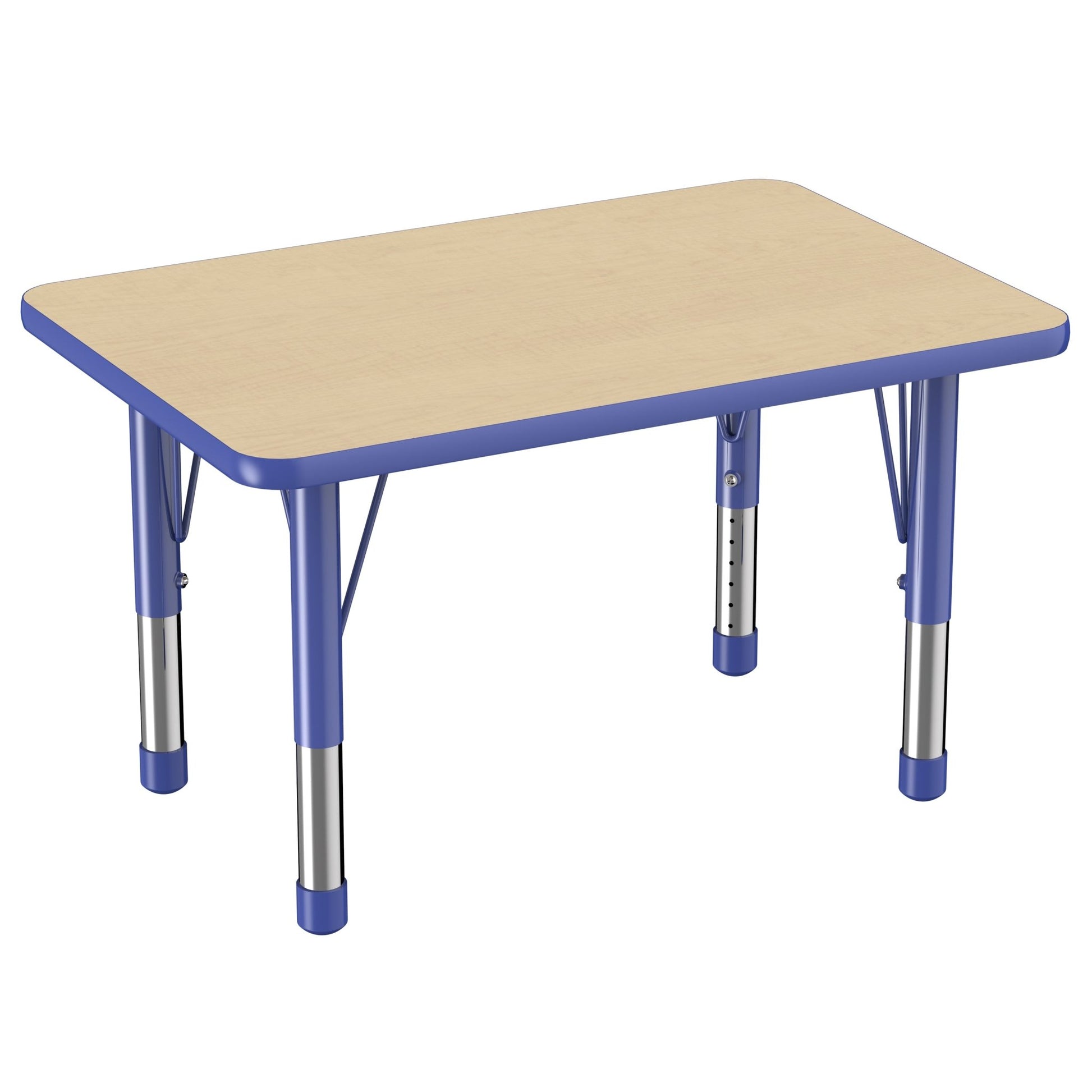 FDP 24" x 36" Rectangle T - Molding Activity Table with Adjustable Chunky Legs (FDP - 10005 - XX) - SchoolOutlet