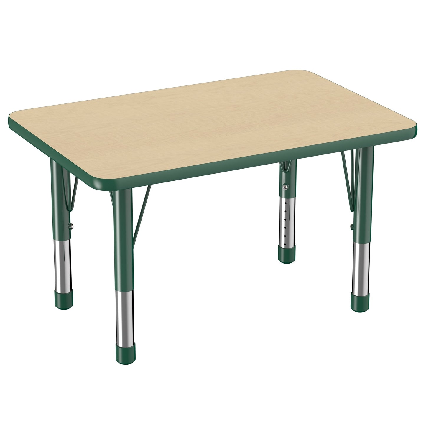 FDP 24" x 36" Rectangle T - Molding Activity Table with Adjustable Chunky Legs (FDP - 10005 - XX) - SchoolOutlet