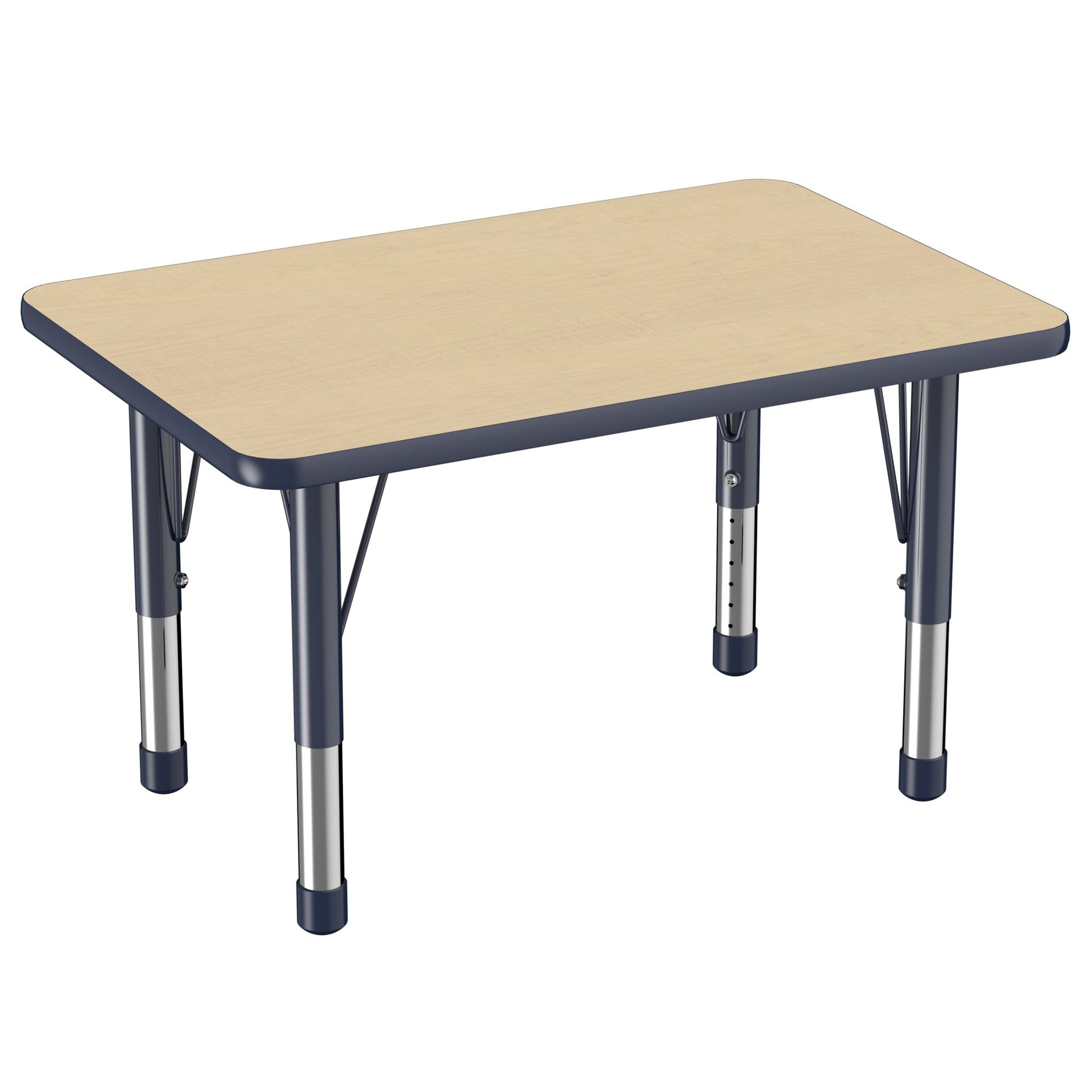 FDP 24" x 36" Rectangle T - Molding Activity Table with Adjustable Chunky Legs (FDP - 10005 - XX) - SchoolOutlet