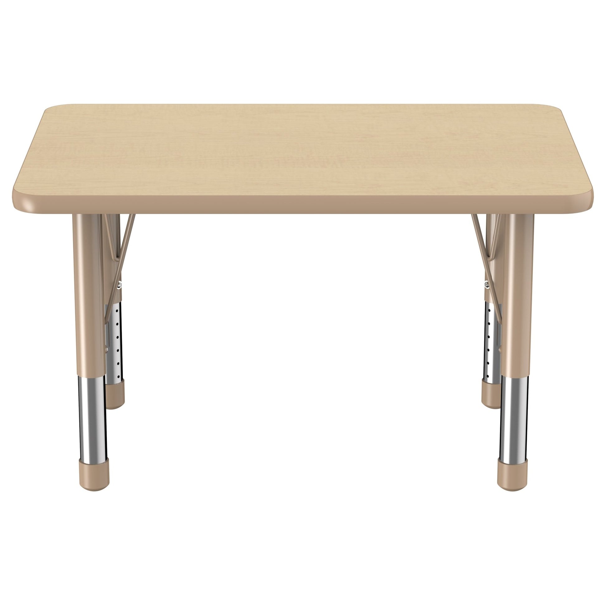 FDP 24" x 36" Rectangle T - Molding Activity Table with Adjustable Chunky Legs (FDP - 10005 - XX) - SchoolOutlet