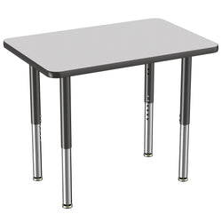 FDP 24" x 36" Rectangle T-Molding Activity Table with Adjustable Super Legs (FDP-10006-XX)