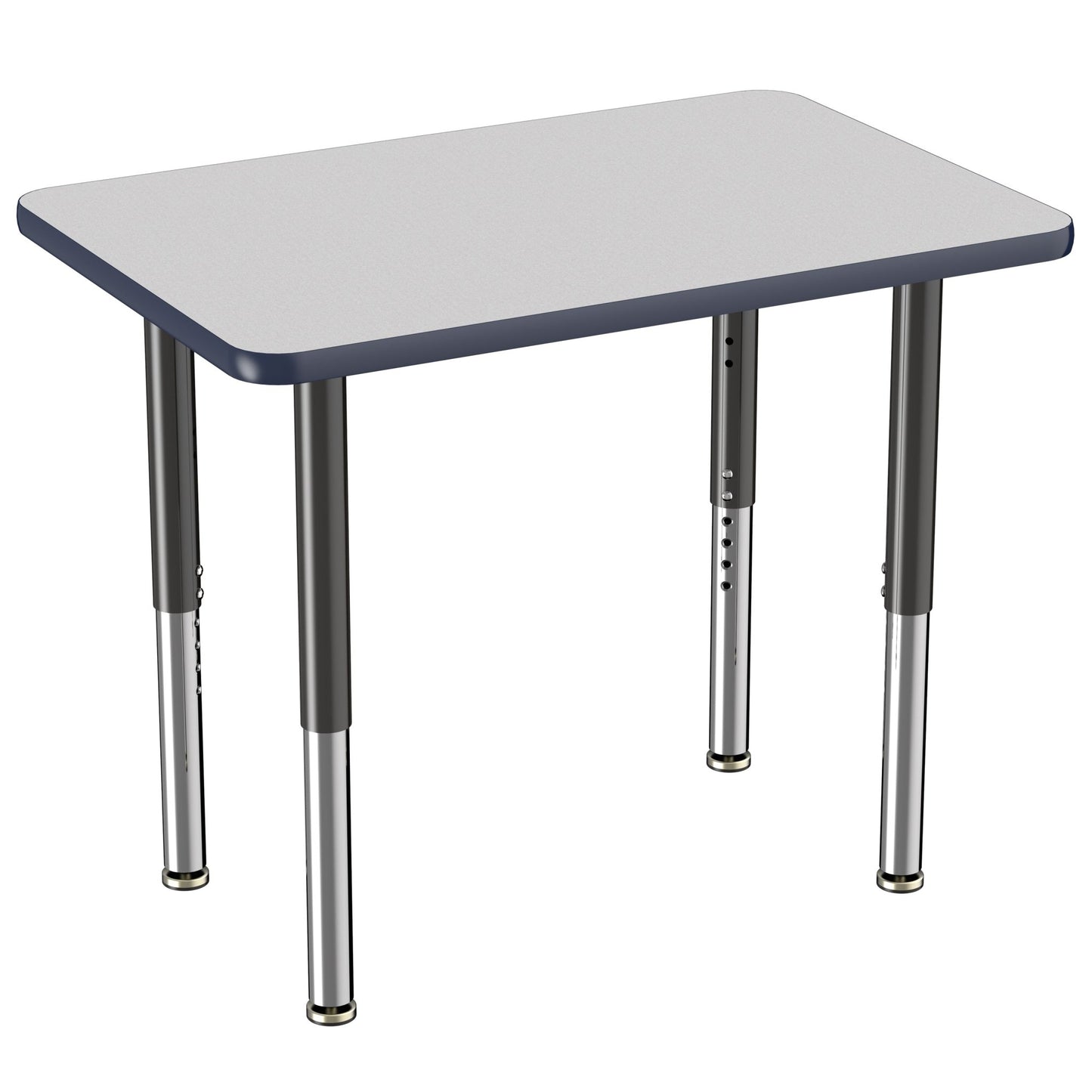 FDP 24" x 36" Rectangle T - Molding Activity Table with Adjustable Super Legs (FDP - 10006 - XX) - SchoolOutlet