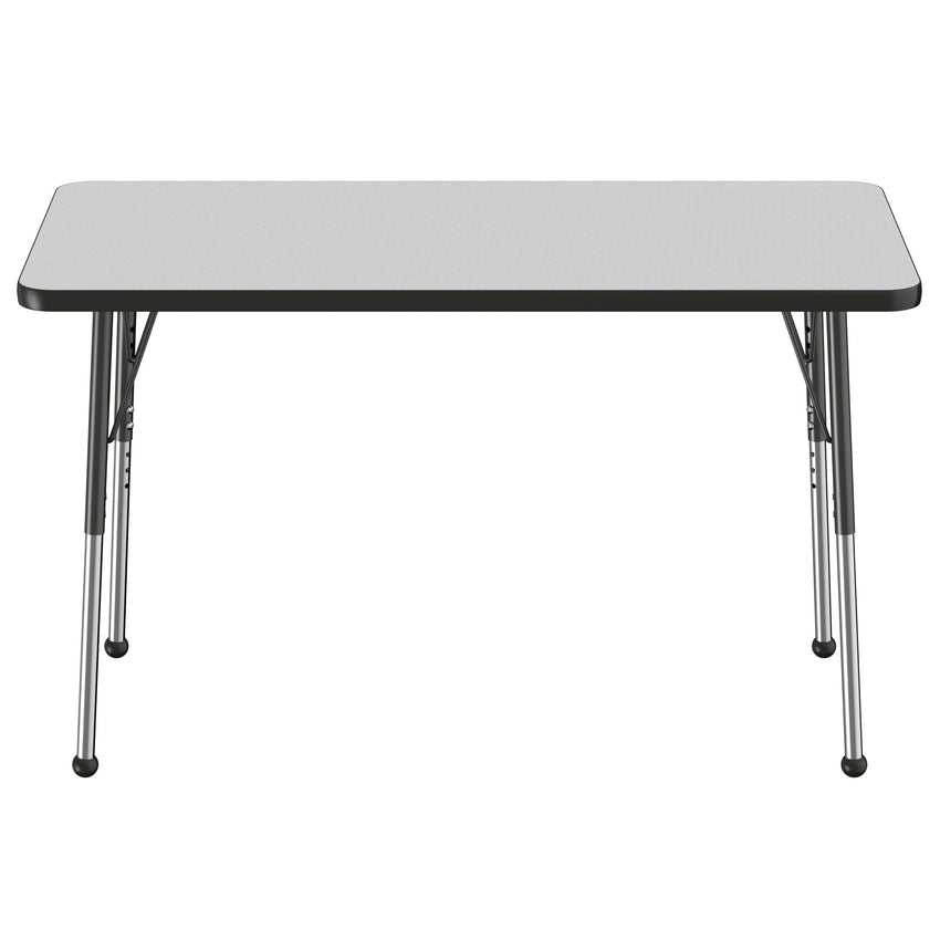 FDP 24" x 48" Rectangle T - Molding Activity Table with Adjustable Standard Ball Glide Legs (FDP - 10008 - XX) - SchoolOutlet