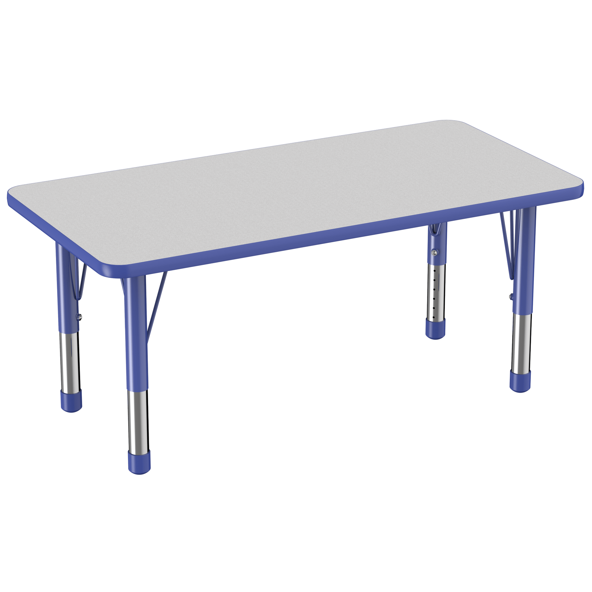 FDP 24" x 48" Rectangle T - Molding Activity Table with Adjustable Chunky Legs (FDP - 10009 - XX) - SchoolOutlet