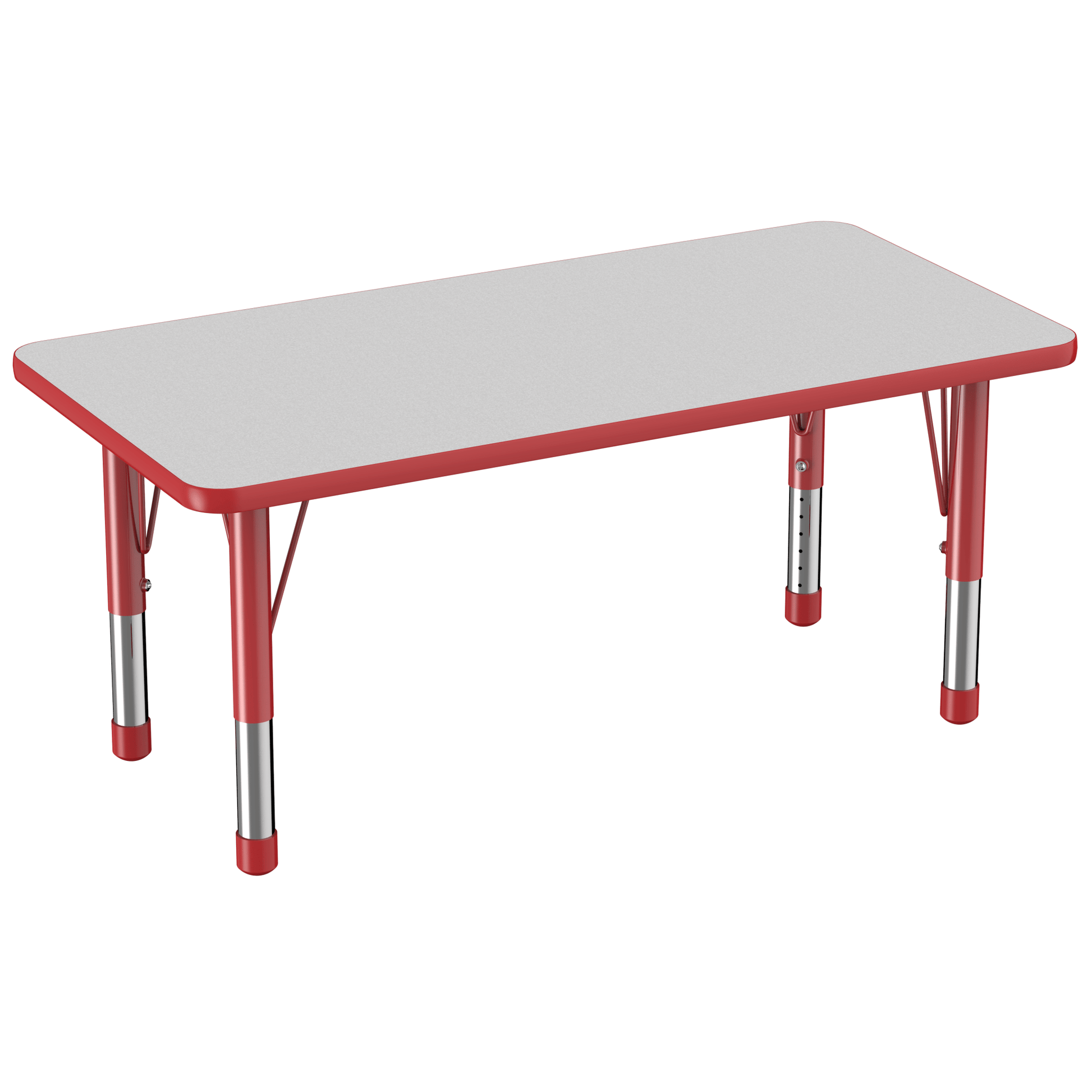 FDP 24" x 48" Rectangle T - Molding Activity Table with Adjustable Chunky Legs (FDP - 10009 - XX) - SchoolOutlet