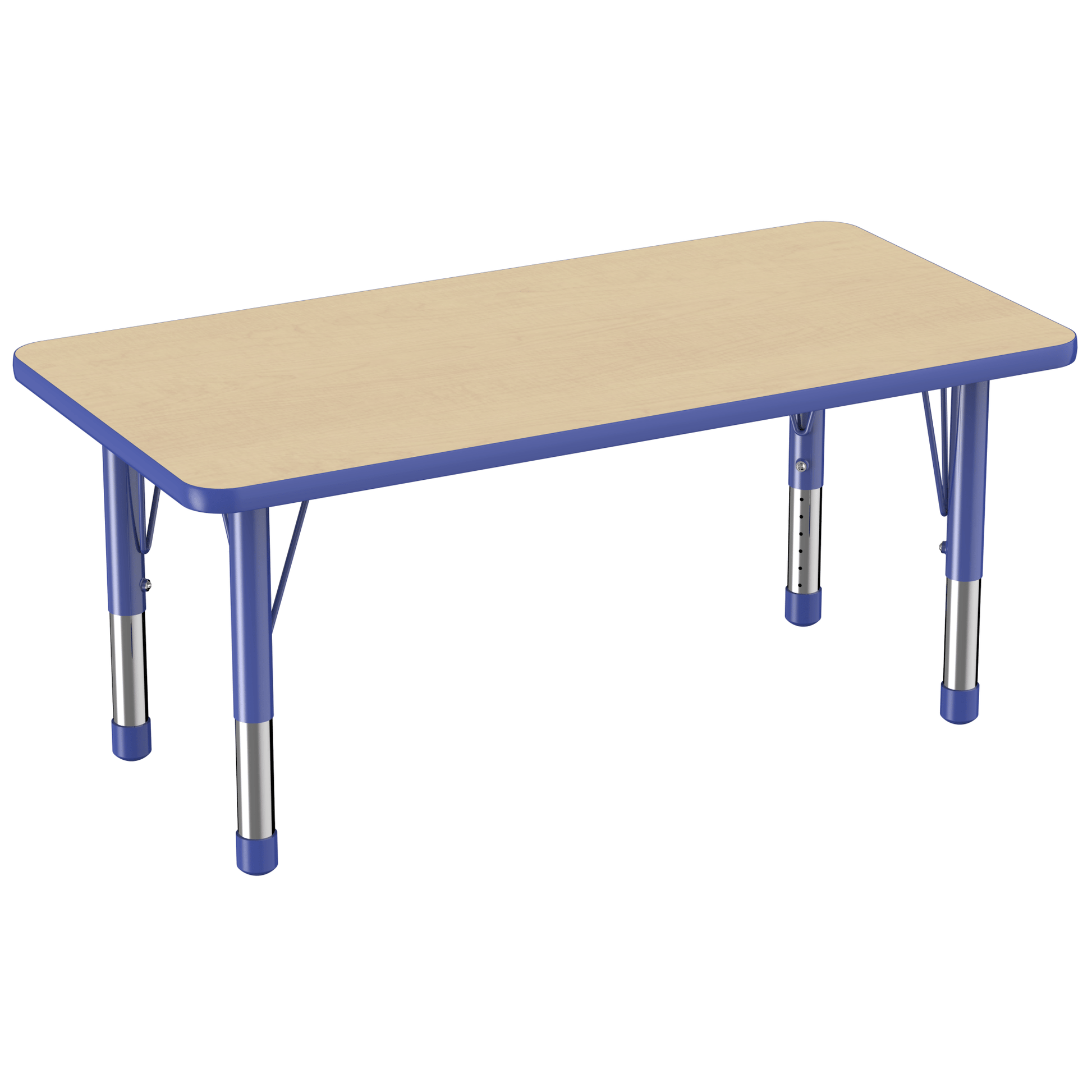 FDP 24" x 48" Rectangle T - Molding Activity Table with Adjustable Chunky Legs (FDP - 10009 - XX) - SchoolOutlet