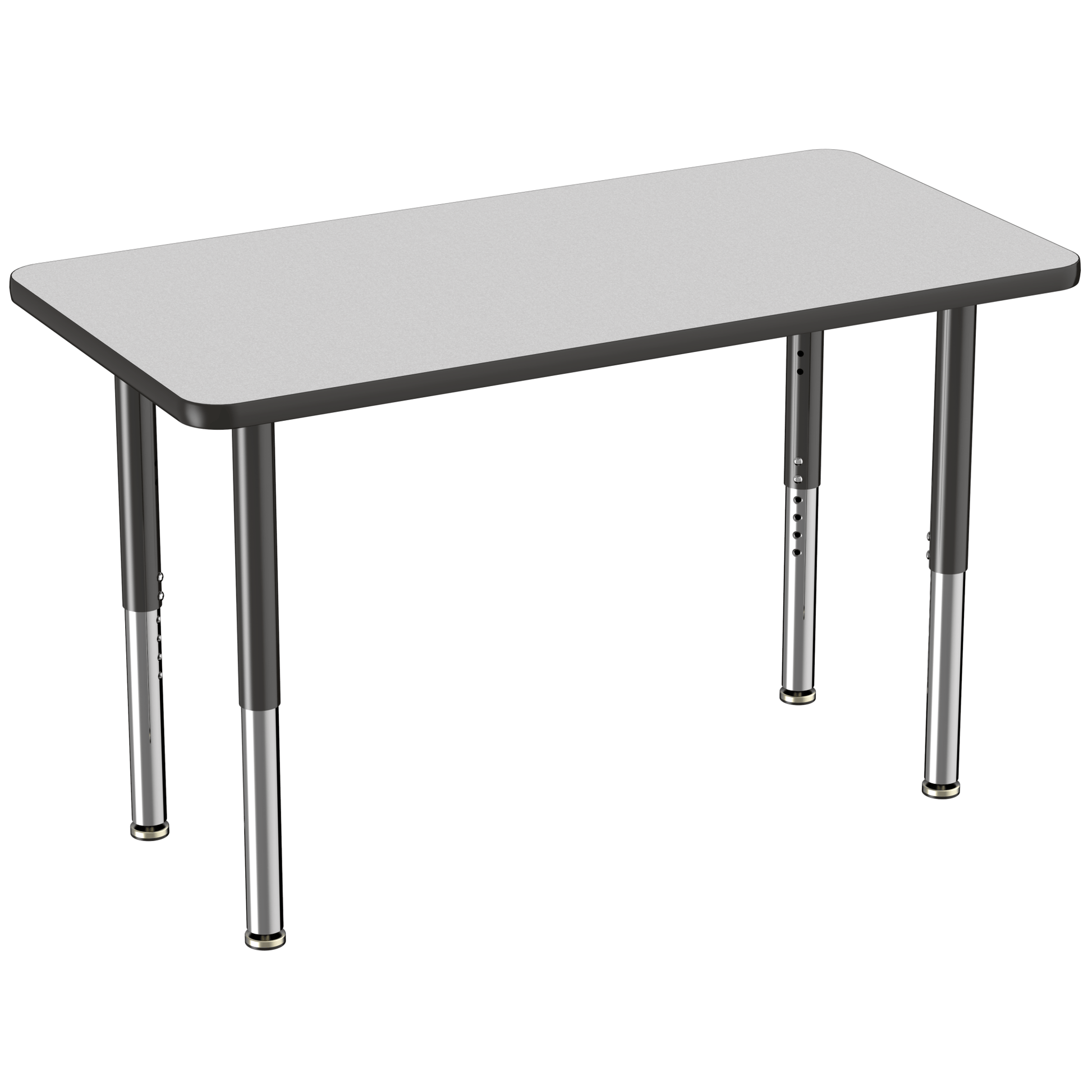FDP 24" x 48" Rectangle T - Molding Activity Table with Adjustable Super Legs (FDP - 10010 - XX) - SchoolOutlet