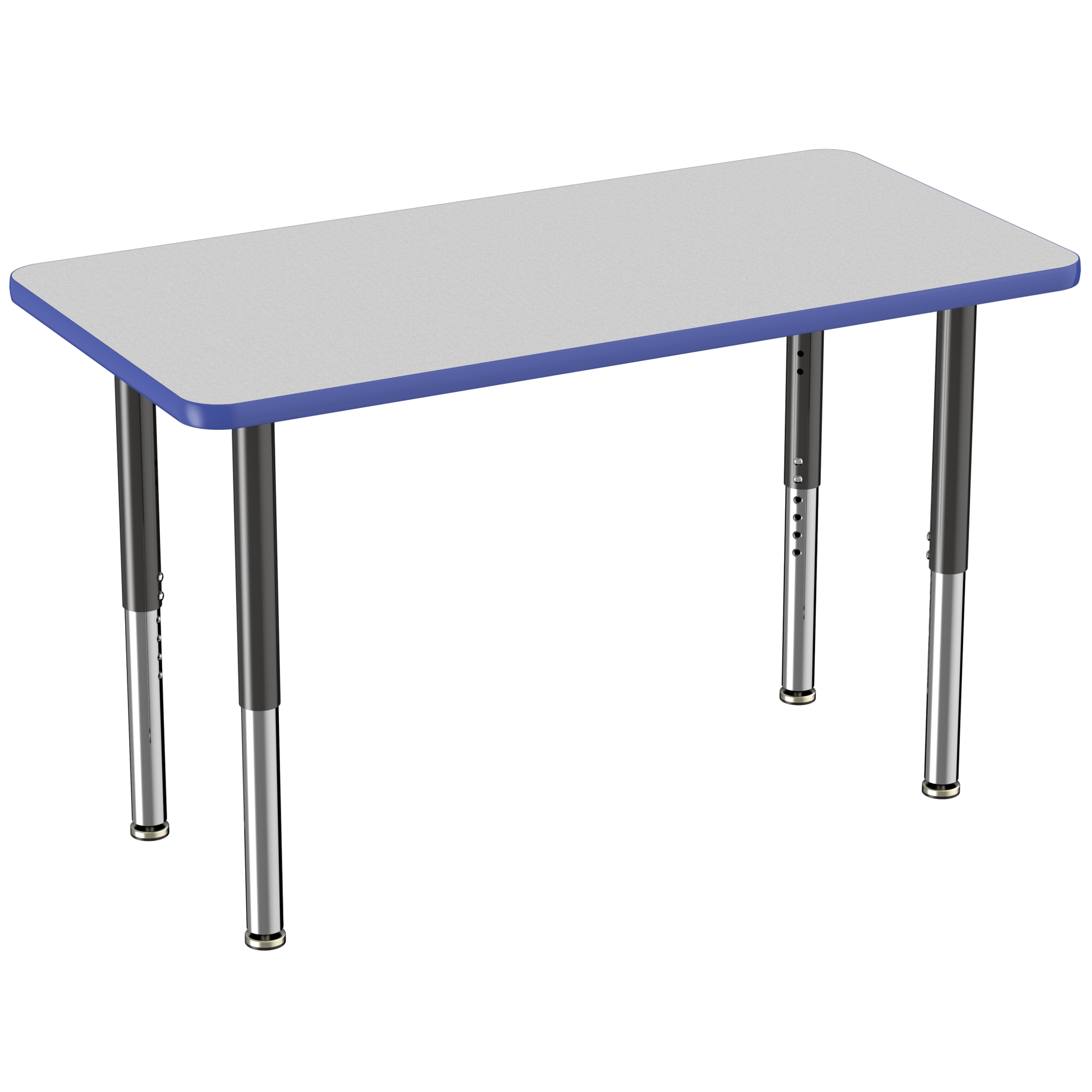 FDP 24" x 48" Rectangle T - Molding Activity Table with Adjustable Super Legs (FDP - 10010 - XX) - SchoolOutlet