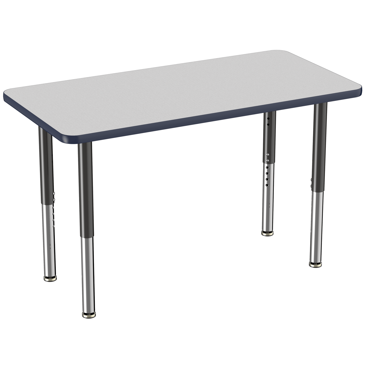 FDP 24" x 48" Rectangle T - Molding Activity Table with Adjustable Super Legs (FDP - 10010 - XX) - SchoolOutlet