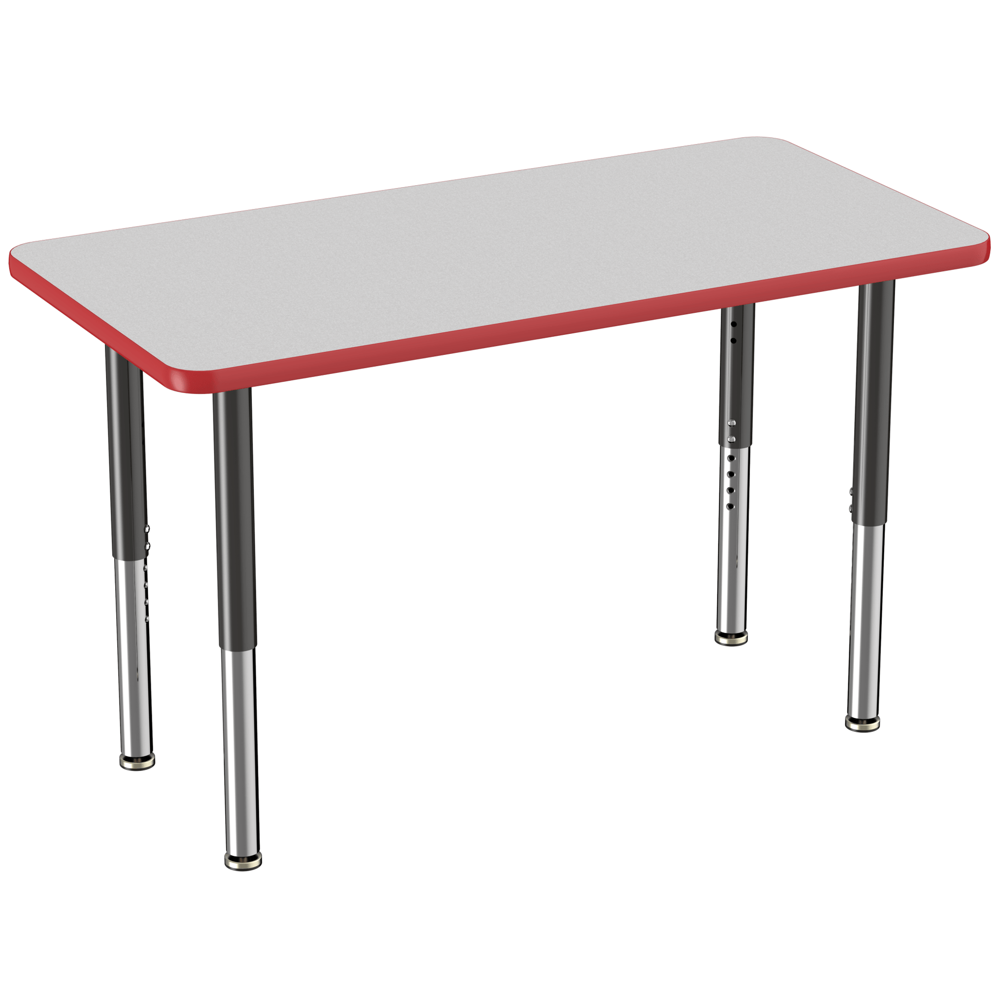 FDP 24" x 48" Rectangle T - Molding Activity Table with Adjustable Super Legs (FDP - 10010 - XX) - SchoolOutlet