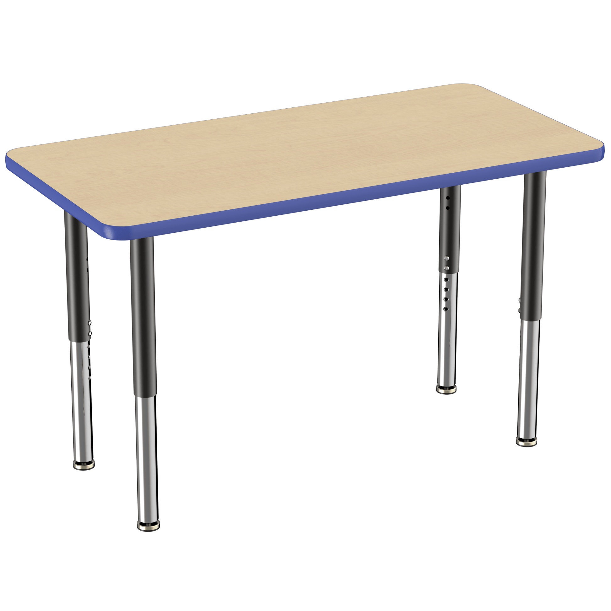 FDP 24" x 48" Rectangle T - Molding Activity Table with Adjustable Super Legs (FDP - 10010 - XX) - SchoolOutlet