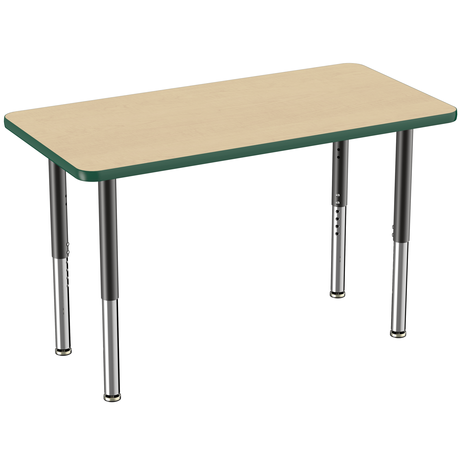 FDP 24" x 48" Rectangle T - Molding Activity Table with Adjustable Super Legs (FDP - 10010 - XX) - SchoolOutlet