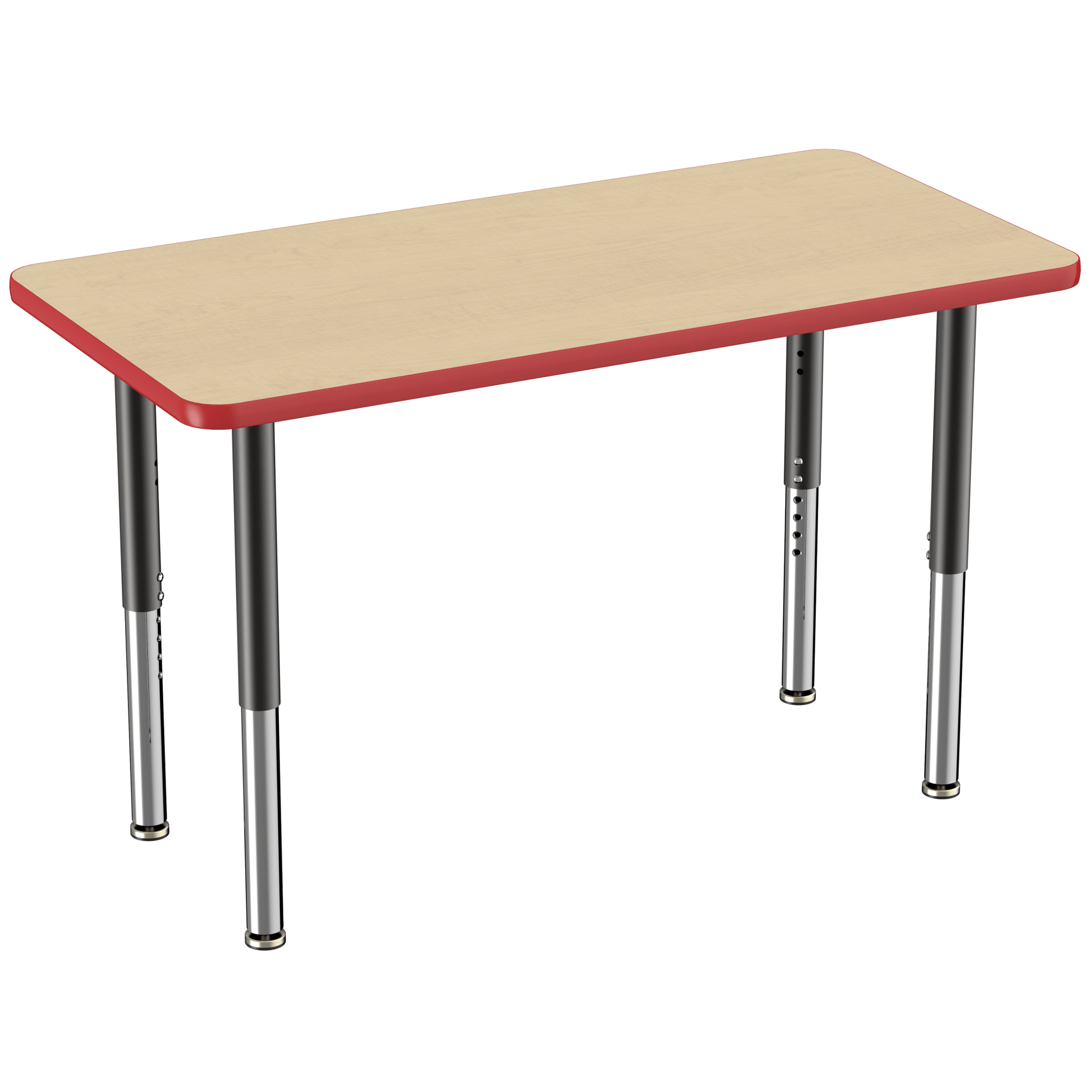 FDP 24" x 48" Rectangle T - Molding Activity Table with Adjustable Super Legs (FDP - 10010 - XX) - SchoolOutlet