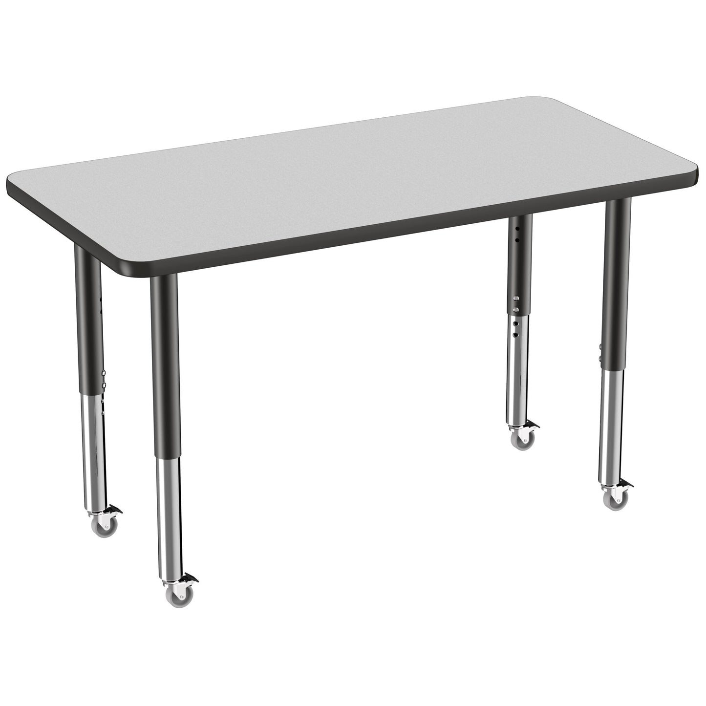 FDP 24" x 48" Rectangle T - Molding Activity Table with Adjustable Super Legs (FDP - 10010 - XX) - SchoolOutlet