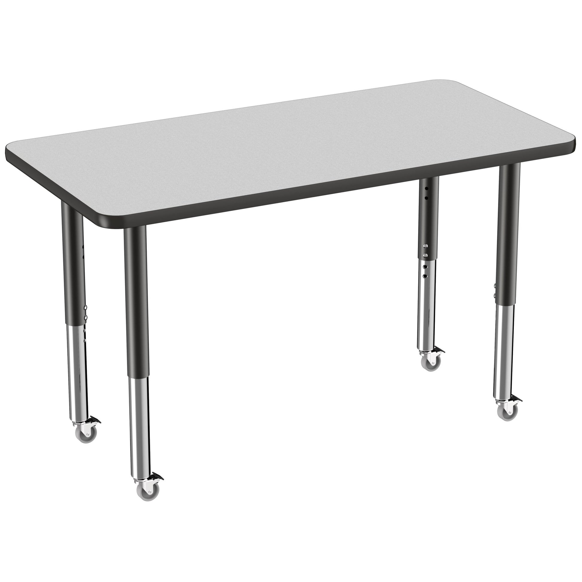 FDP 24" x 48" Rectangle T - Molding Activity Table with Adjustable Super Legs (FDP - 10010 - XX) - SchoolOutlet