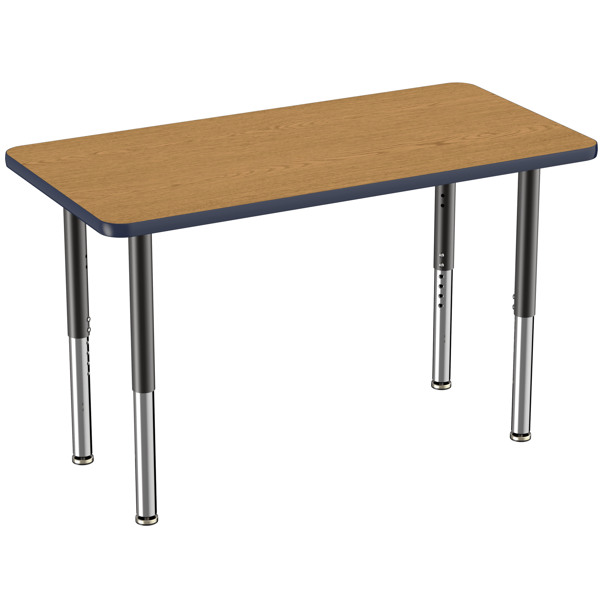 FDP 24" x 48" Rectangle T - Molding Activity Table with Adjustable Super Legs (FDP - 10010 - XX) - SchoolOutlet