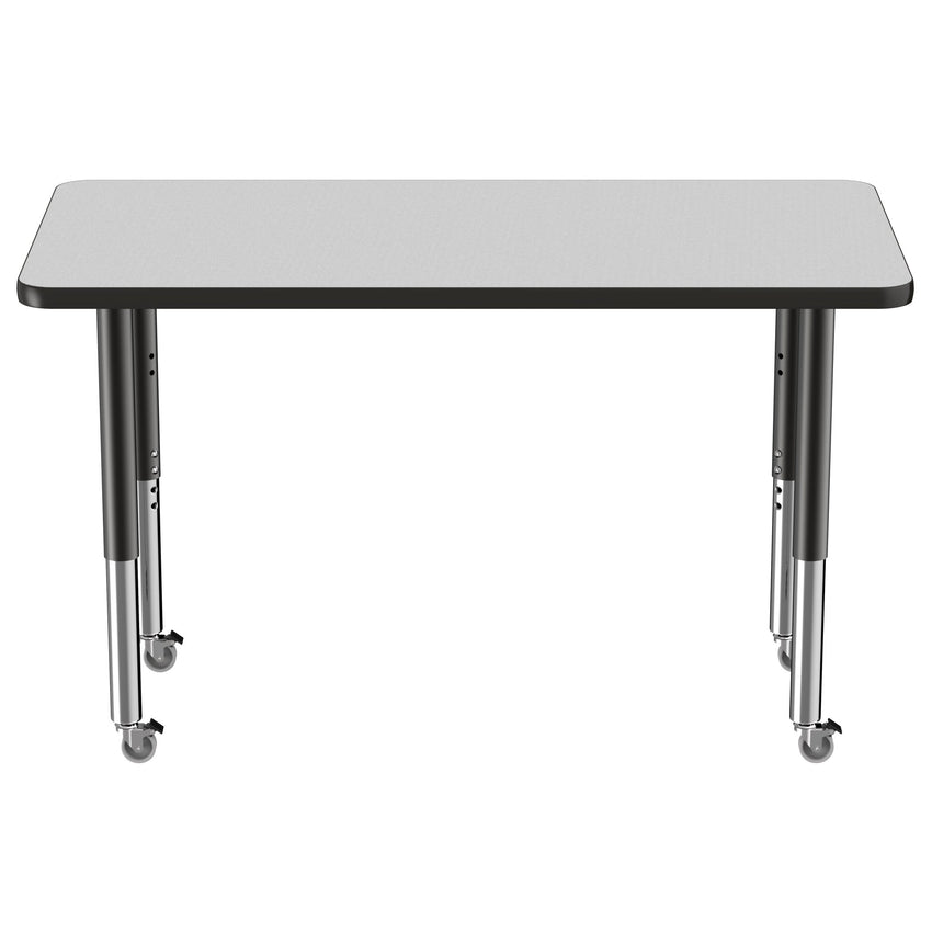 FDP 24" x 48" Rectangle T - Molding Activity Table with Adjustable Super Legs (FDP - 10010 - XX) - SchoolOutlet