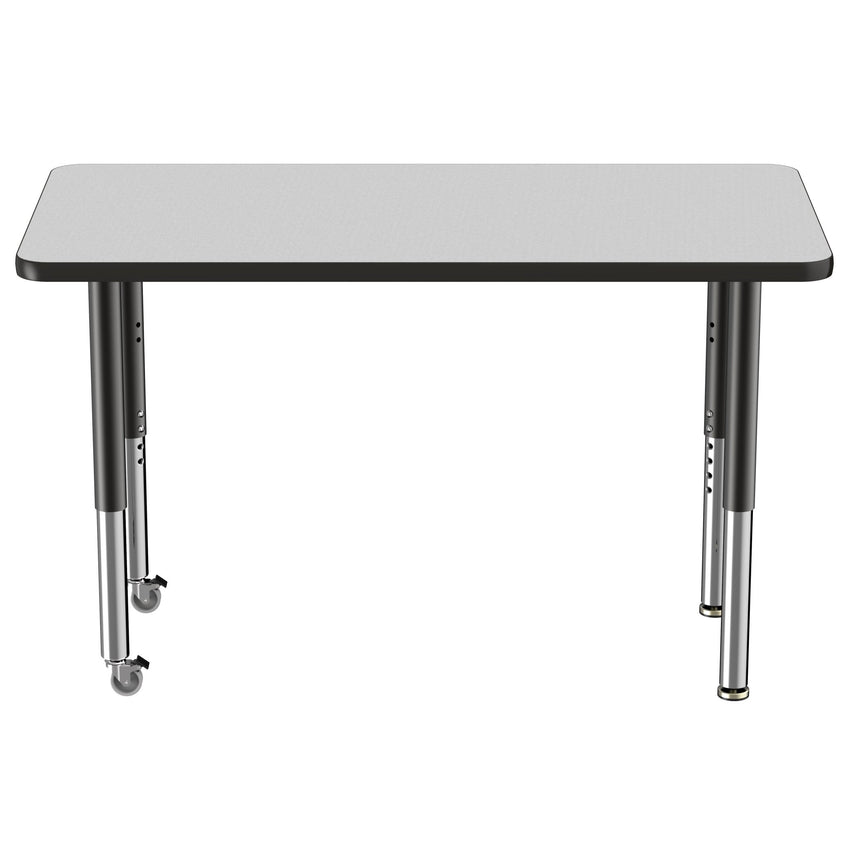 FDP 24" x 48" Rectangle T - Molding Activity Table with Adjustable Super Legs (FDP - 10010 - XX) - SchoolOutlet