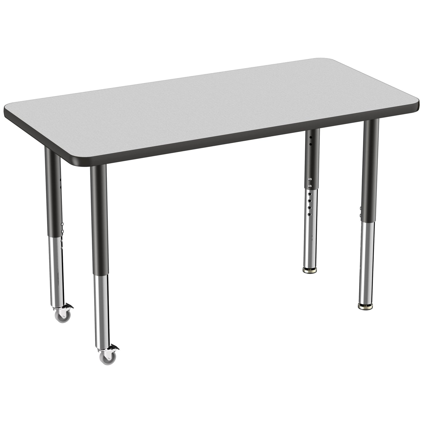 FDP 24" x 48" Rectangle T - Molding Activity Table with Adjustable Super Legs (FDP - 10010 - XX) - SchoolOutlet