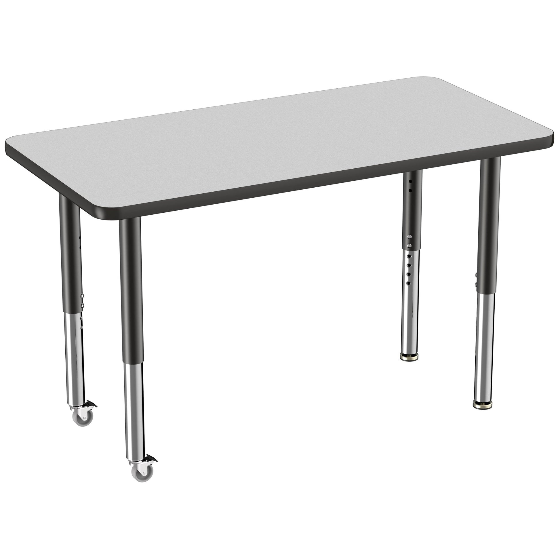 FDP 24" x 48" Rectangle T - Molding Activity Table with Adjustable Super Legs (FDP - 10010 - XX) - SchoolOutlet