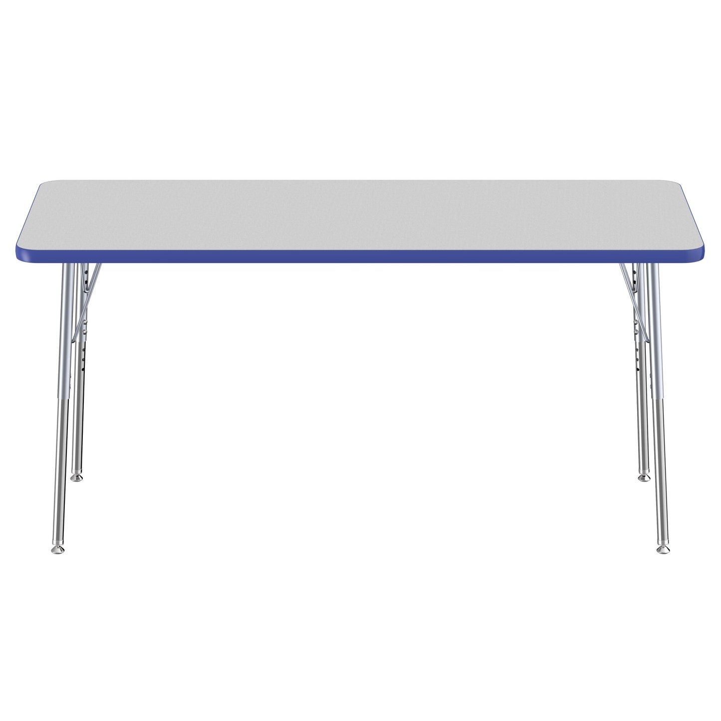FDP 24" x 60" Rectangle T - Molding Activity Table with Adjustable Standard Swivel Glide Legs (FDP - 10011 - XX) - SchoolOutlet