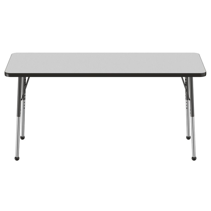 FDP 24" x 60" Rectangle T - Molding Activity Table with Adjustable Standard Ball Glide Legs (FDP - 10012 - XX) - SchoolOutlet