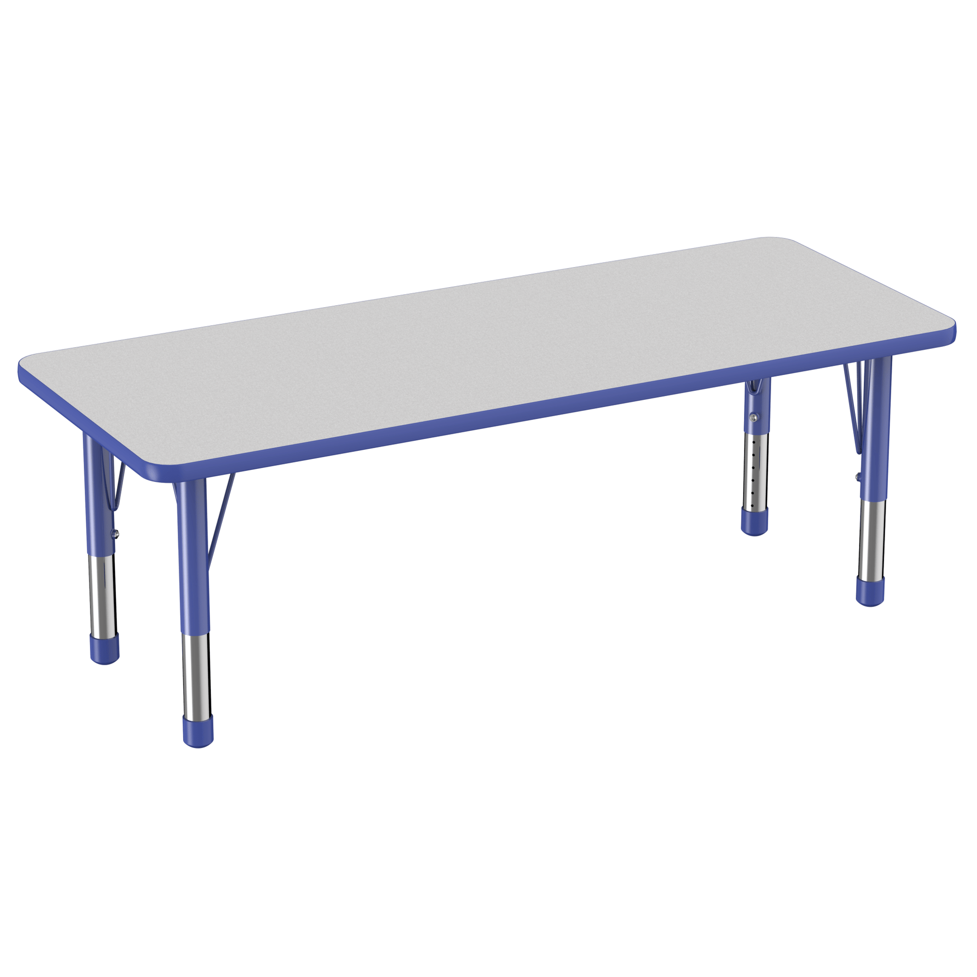 FDP 24" x 60" Rectangle T - Molding Activity Table with Adjustable Chunky Legs (FDP - 10013 - XX) - SchoolOutlet