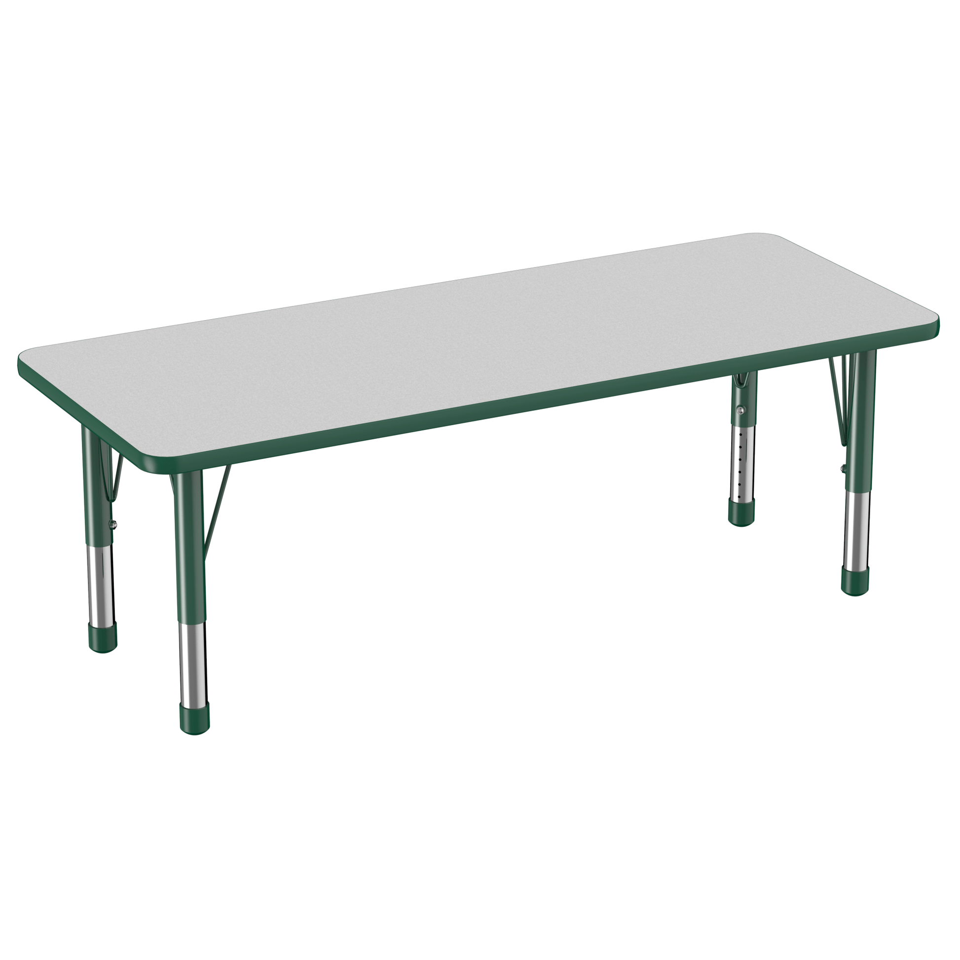 FDP 24" x 60" Rectangle T - Molding Activity Table with Adjustable Chunky Legs (FDP - 10013 - XX) - SchoolOutlet