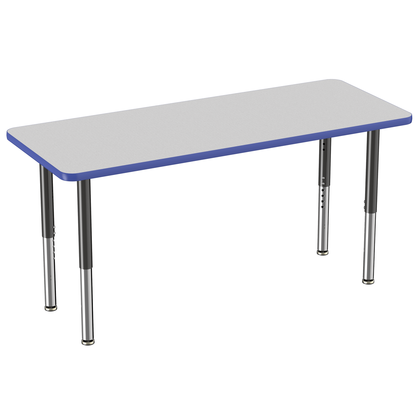 FDP 24" x 60" Rectangle T - Molding Activity Table with Adjustable Super Legs (FDP - 10014 - XX) - SchoolOutlet