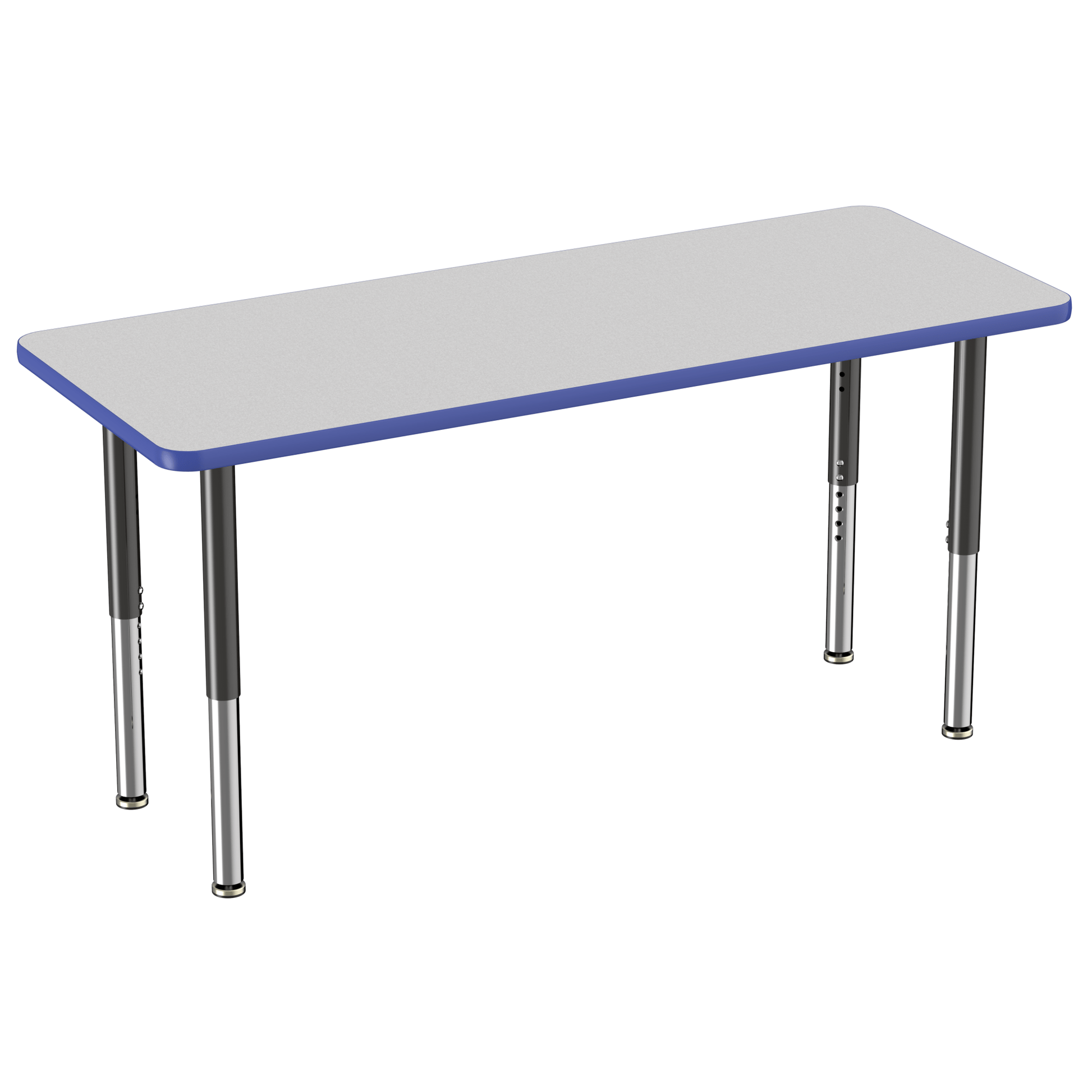FDP 24" x 60" Rectangle T - Molding Activity Table with Adjustable Super Legs (FDP - 10014 - XX) - SchoolOutlet
