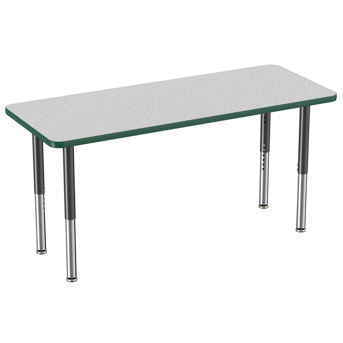 FDP 24" x 60" Rectangle T - Molding Activity Table with Adjustable Super Legs (FDP - 10014 - XX) - SchoolOutlet