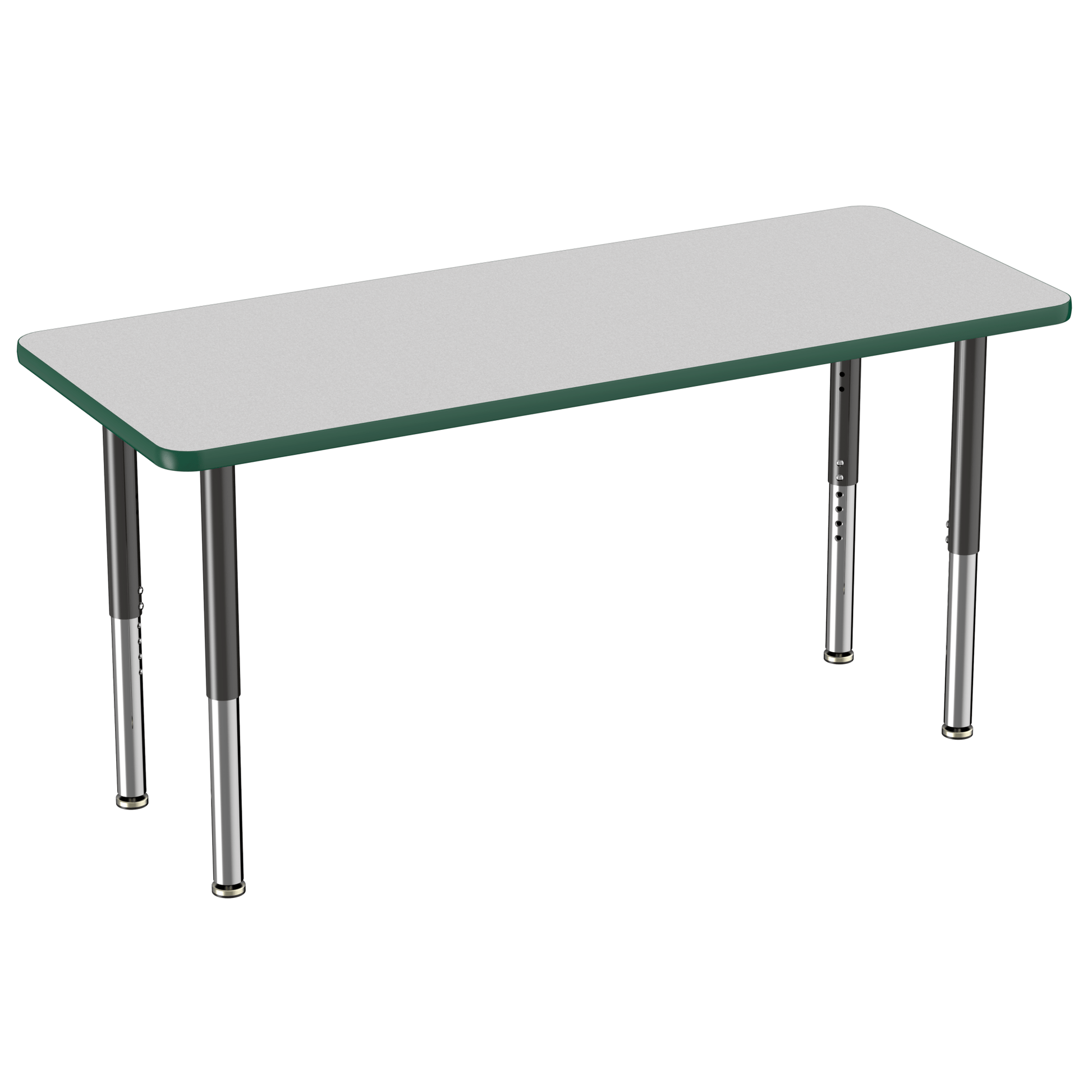 FDP 24" x 60" Rectangle T - Molding Activity Table with Adjustable Super Legs (FDP - 10014 - XX) - SchoolOutlet