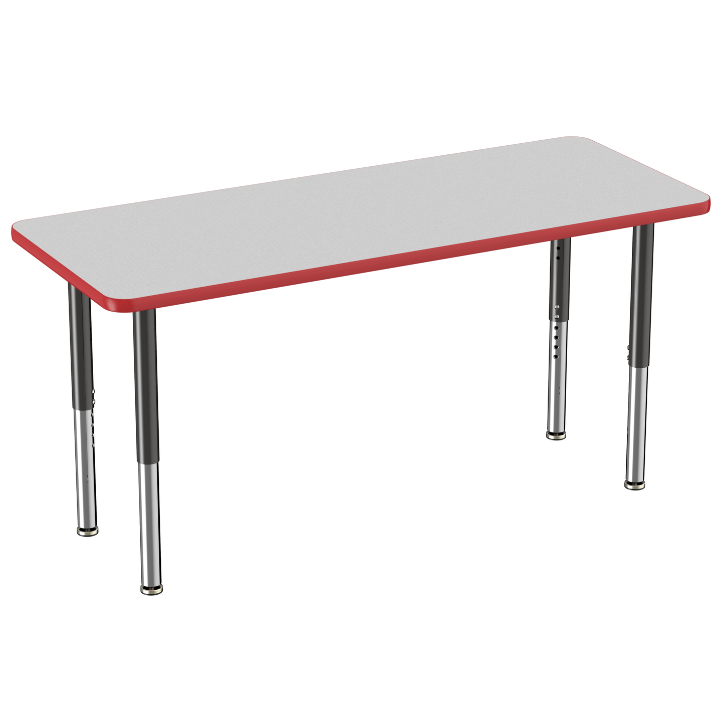 FDP 24" x 60" Rectangle T - Molding Activity Table with Adjustable Super Legs (FDP - 10014 - XX) - SchoolOutlet