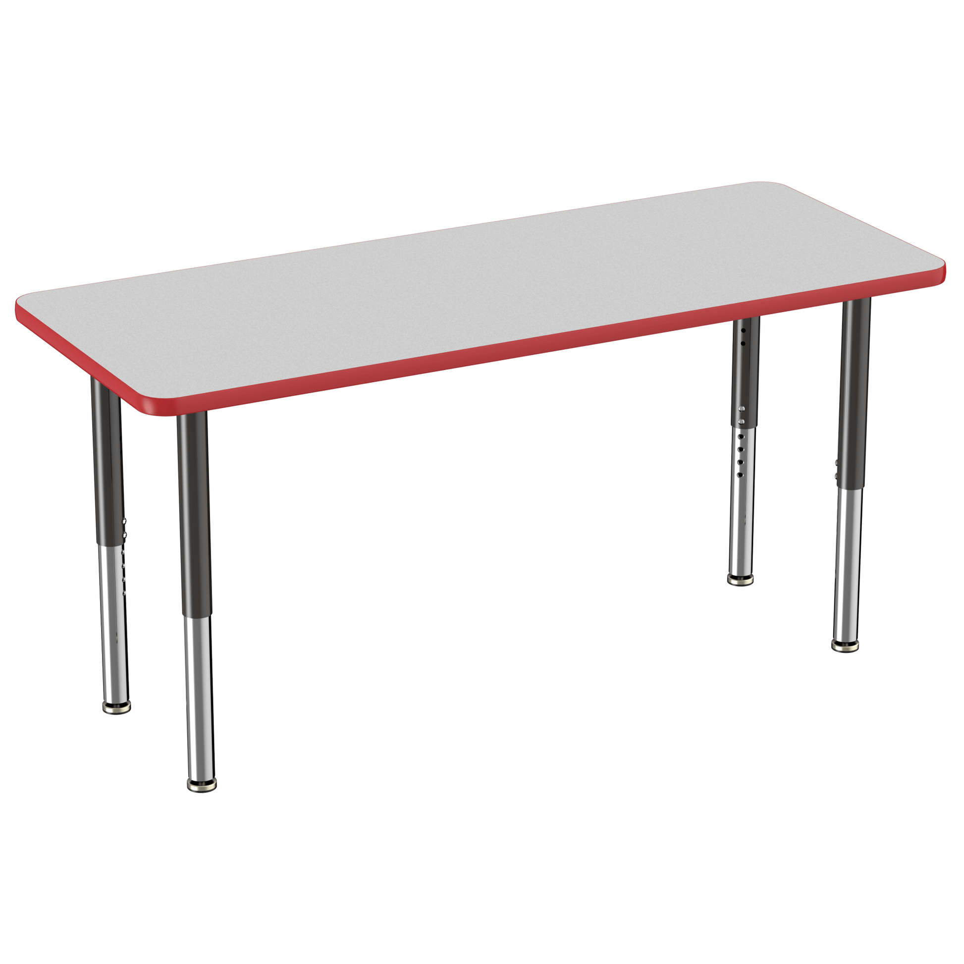 FDP 24" x 60" Rectangle T - Molding Activity Table with Adjustable Super Legs (FDP - 10014 - XX) - SchoolOutlet