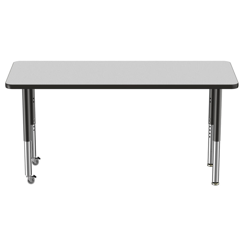 FDP 24" x 60" Rectangle T - Molding Activity Table with Adjustable Super Legs (FDP - 10014 - XX) - SchoolOutlet