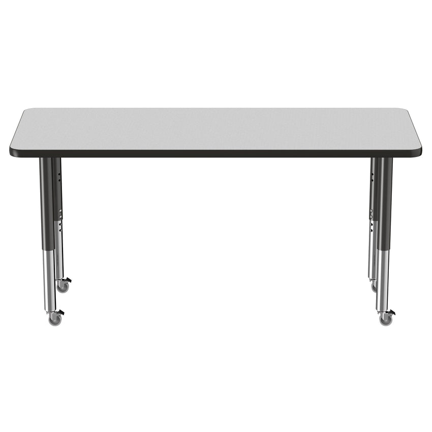 FDP 24" x 60" Rectangle T - Molding Activity Table with Adjustable Super Legs (FDP - 10014 - XX) - SchoolOutlet