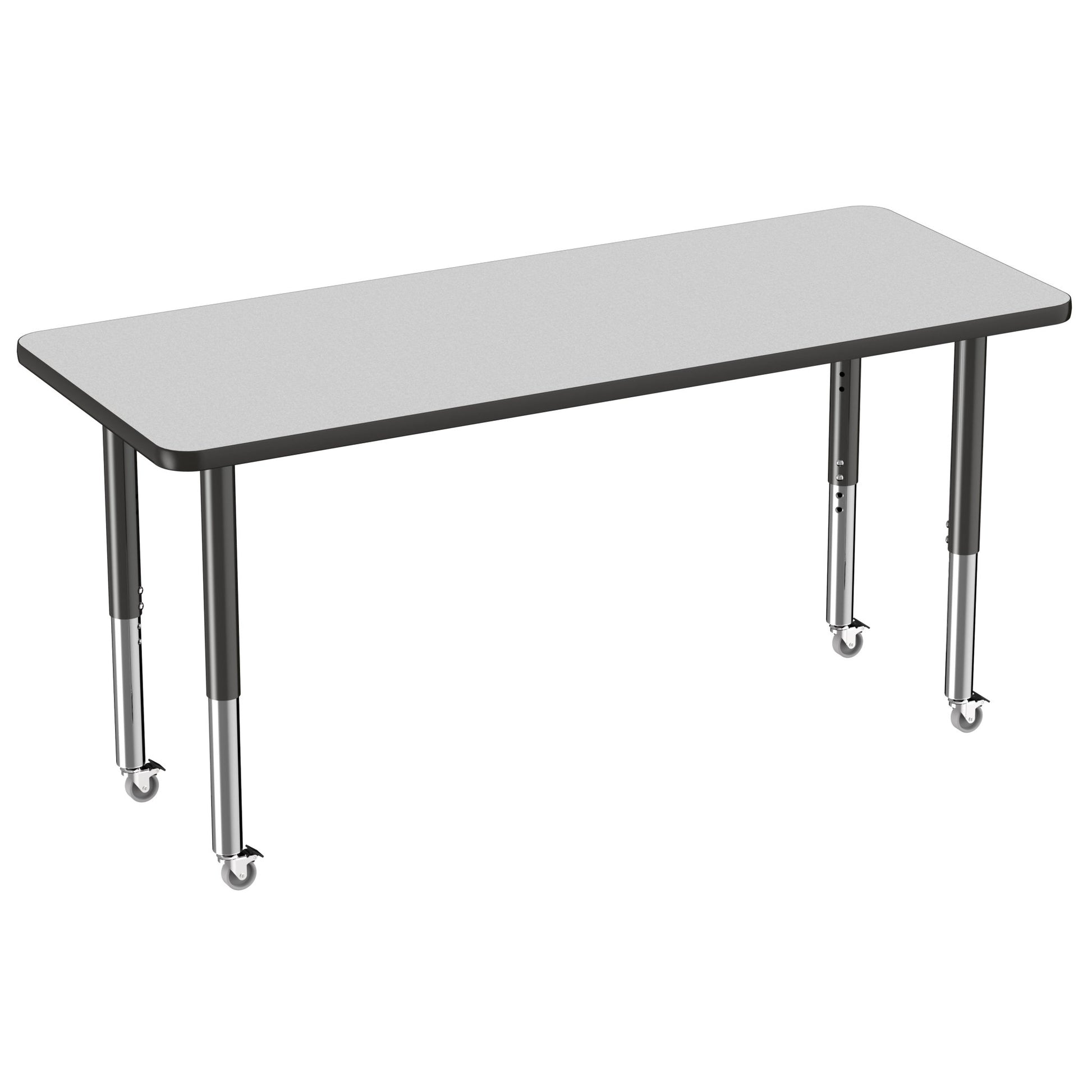 FDP 24" x 60" Rectangle T - Molding Activity Table with Adjustable Super Legs (FDP - 10014 - XX) - SchoolOutlet