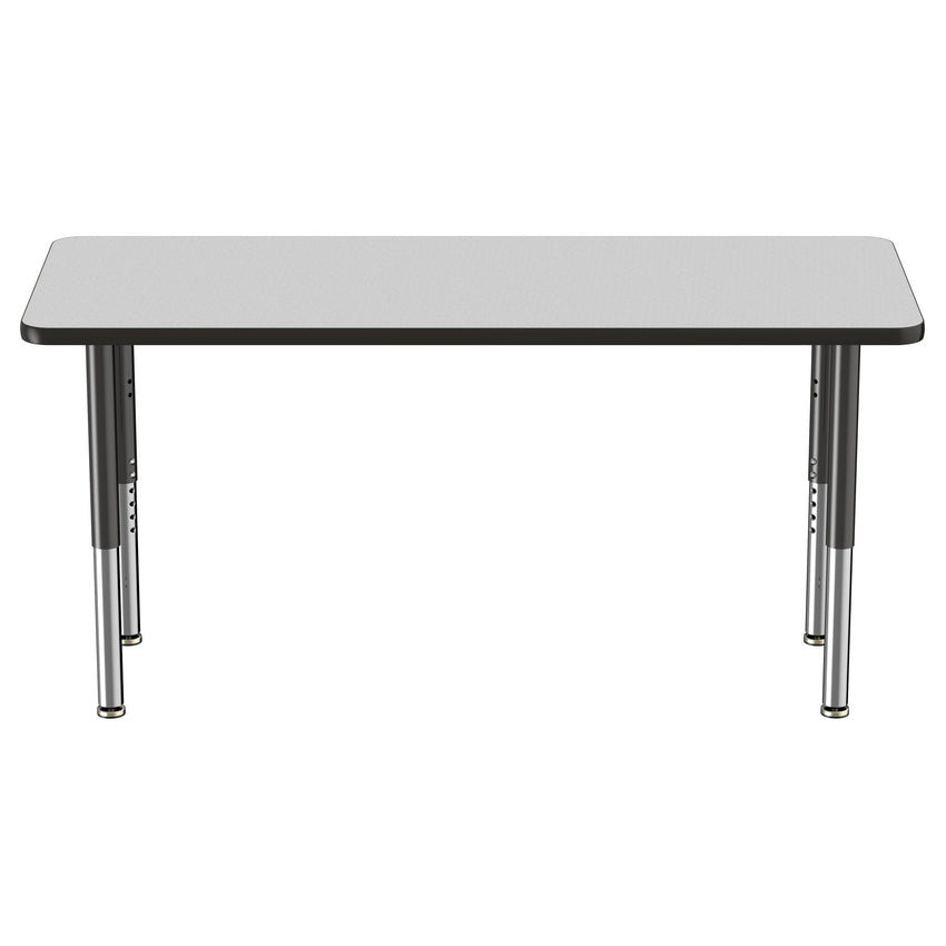 FDP 24" x 60" Rectangle T - Molding Activity Table with Adjustable Super Legs (FDP - 10014 - XX) - SchoolOutlet