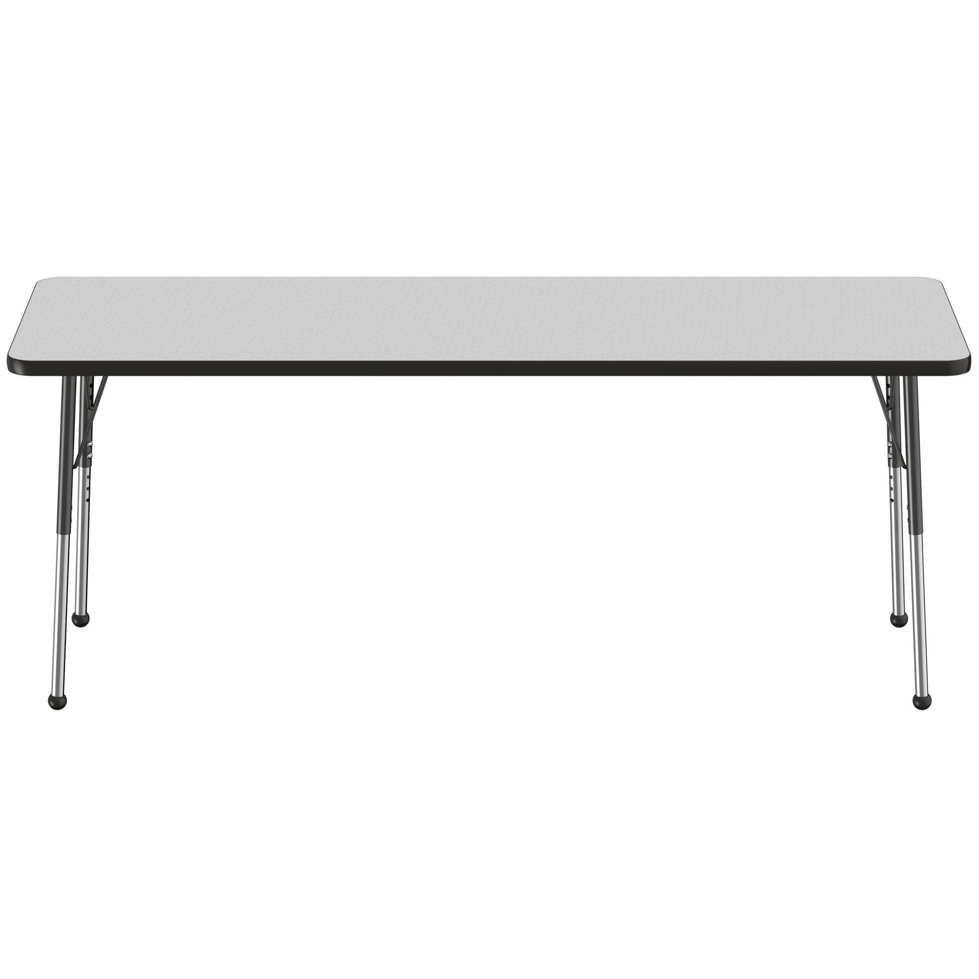 FDP 24" x 72" Rectangle T - Molding Activity Table with Adjustable Standard Ball Glide Legs (FDP - 10016 - XX) - SchoolOutlet