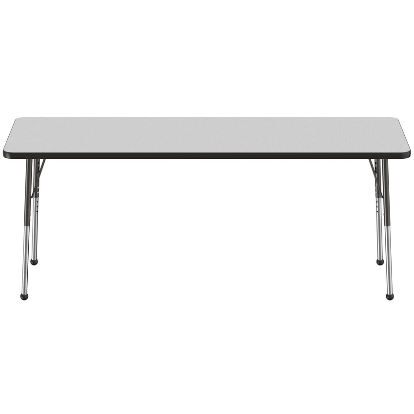 FDP 24" x 72" Rectangle T - Molding Activity Table with Adjustable Standard Ball Glide Legs (FDP - 10016 - XX) - SchoolOutlet