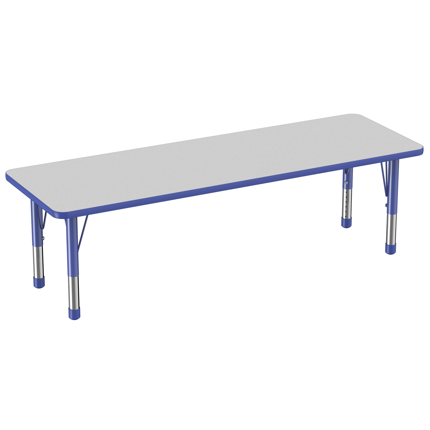 FDP 24" x 72" Rectangle T - Molding Activity Table with Adjustable Chunky Legs (FDP - 10017 - XX) - SchoolOutlet
