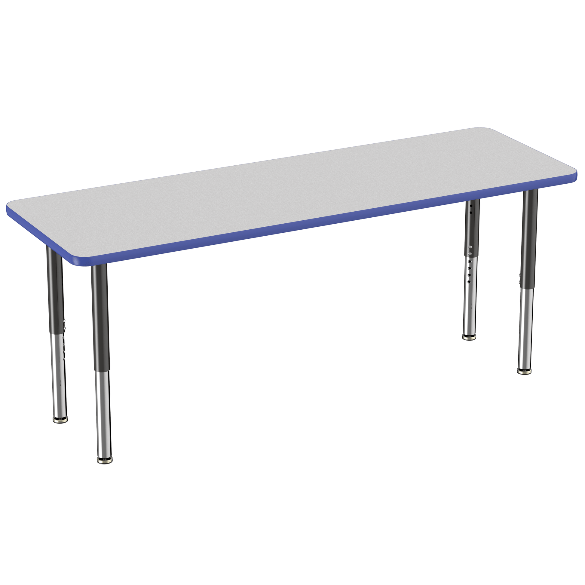FDP 24" x 72" Rectangle T - Molding Activity Table with Adjustable Super Legs (FDP - 10018 - XX) - SchoolOutlet