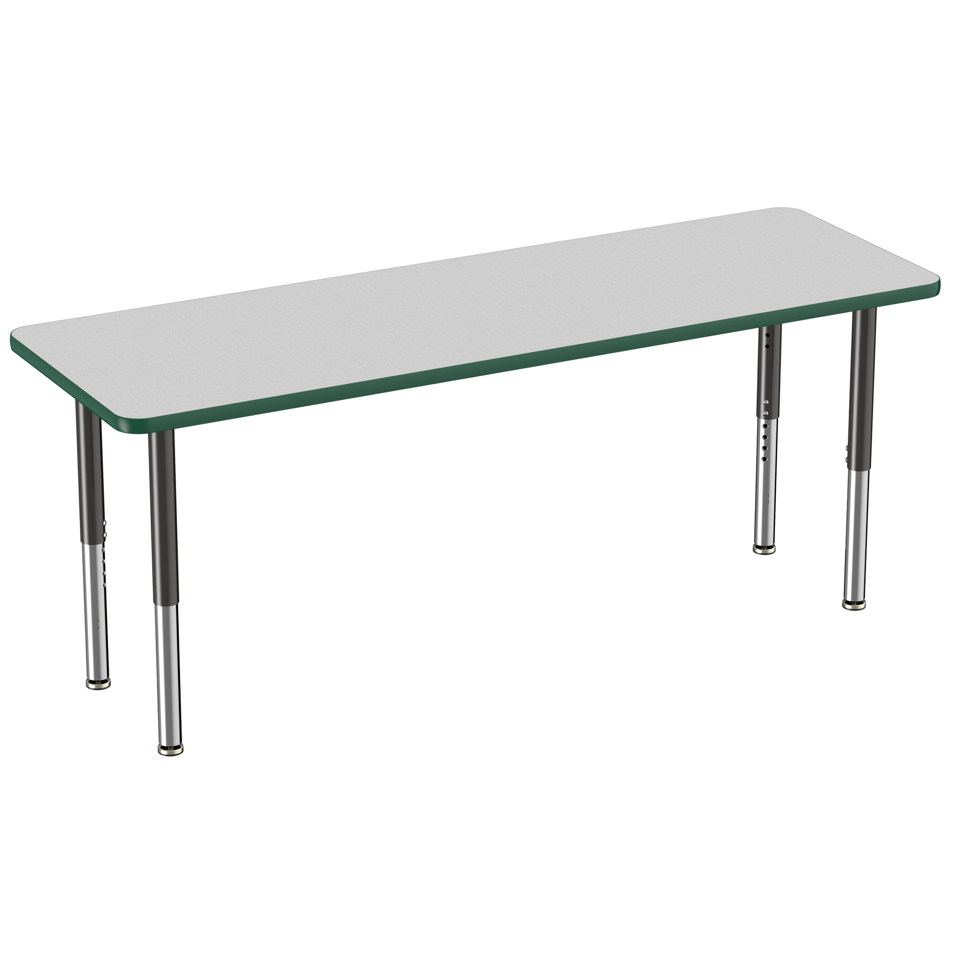FDP 24" x 72" Rectangle T - Molding Activity Table with Adjustable Super Legs (FDP - 10018 - XX) - SchoolOutlet