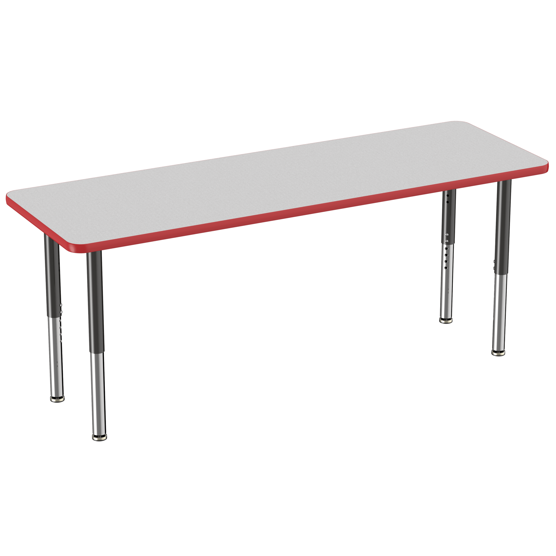 FDP 24" x 72" Rectangle T - Molding Activity Table with Adjustable Super Legs (FDP - 10018 - XX) - SchoolOutlet